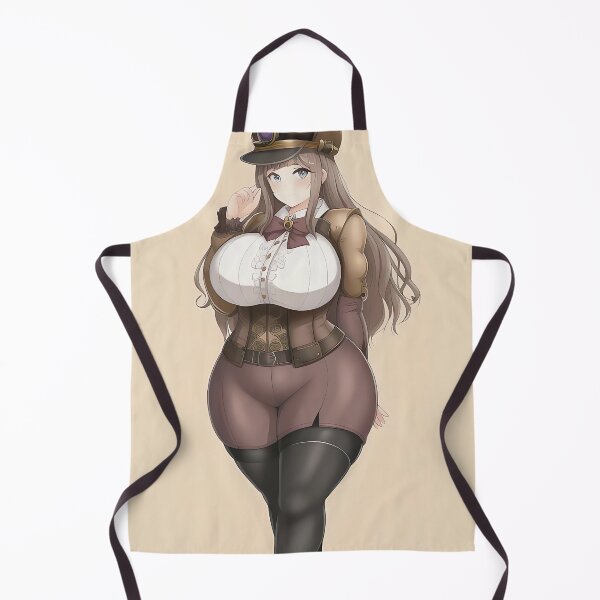 Item preview, BBW Cartoon Steampunk Lady designed and sold by RaveToTheGrave.
