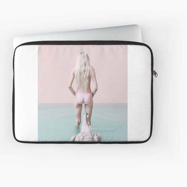 Woman cocrodile Laptop Sleeve