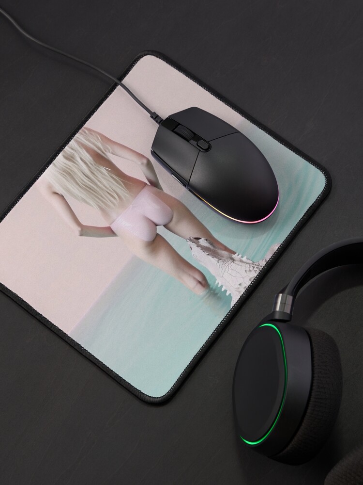 Thumbnail 4 of 5, Mouse Pad, Woman cocrodile designed and sold by alicemonbercomp.