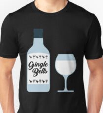 Gingle Bells Funny Drinking Christmas Unisex T-Shirt