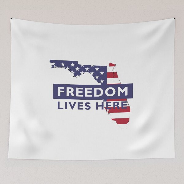 Item preview, Freedom lives here Florida designed and sold by RossDillon.