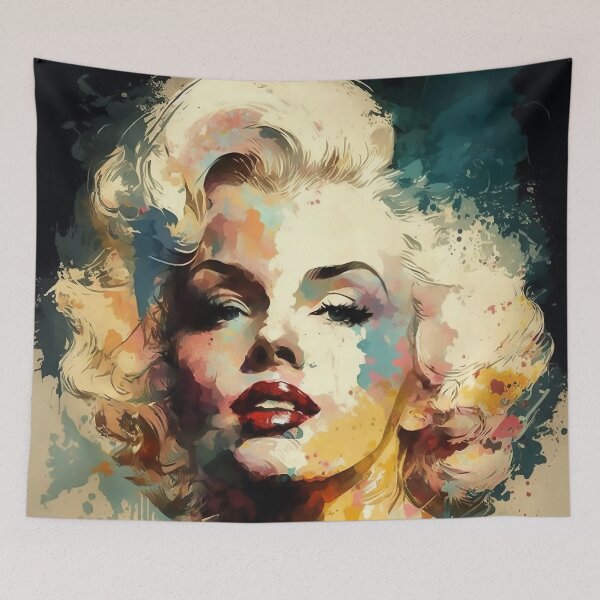 Item preview, Old painting Marilyn Monroe designed and sold by LabAdventures.