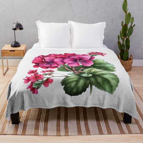 Item preview, Watercolor Geranium   designed and sold by Yeamie-Boutique.
