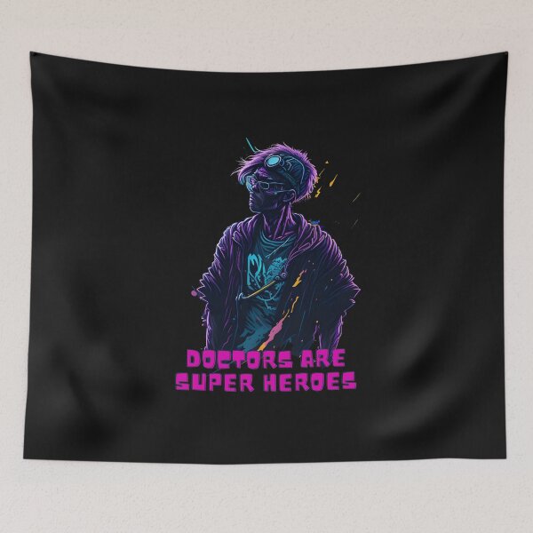 Item preview, Doctors Are Super Heroes - Saving the World, One Patient at a Time designed and sold by Chromatic-Art.