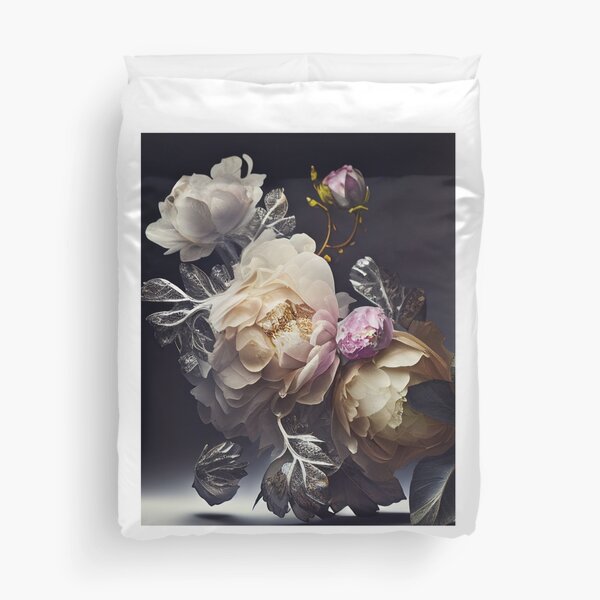 Victory Flowers 2 Duvet Cover