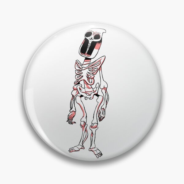 Artikelvorschau, Pink and White Skeleton entworfen und verkauft von yotemarket.