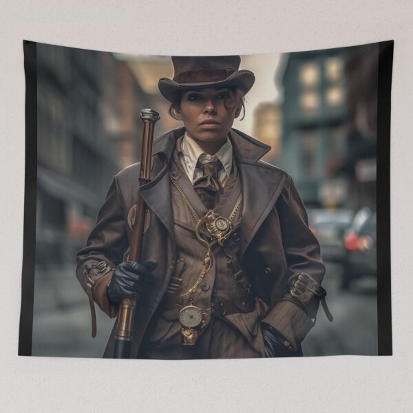 Item preview, Beautiful Steampunk Renaissance Detective designed and sold by CreationP.