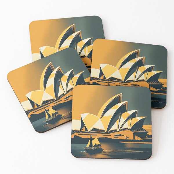 Item preview, Stylised image of Sydney Opera House designed and sold by Dan Edwards.