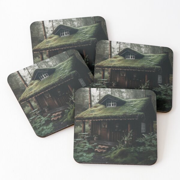 Item preview, Overgrown mossy cabin designed and sold by TommyAnderson.
