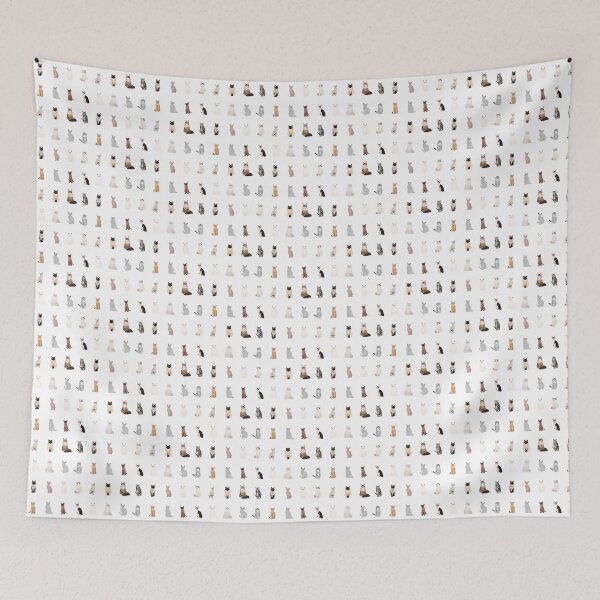 Item preview, Illustrated Cat Breeds Chart designed and sold by Alo.