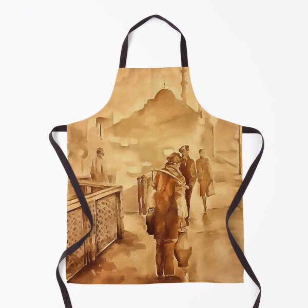 Item preview, Yogurt Delivery In Istanbul Painting In Beige Monotone designed and sold by taiche.