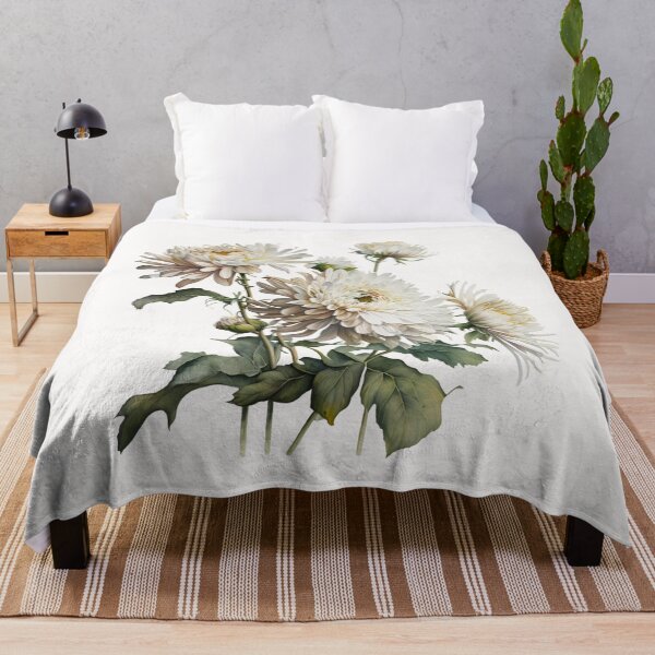Item preview, Watercolor Chrysanthemum designed and sold by Yeamie-Boutique.