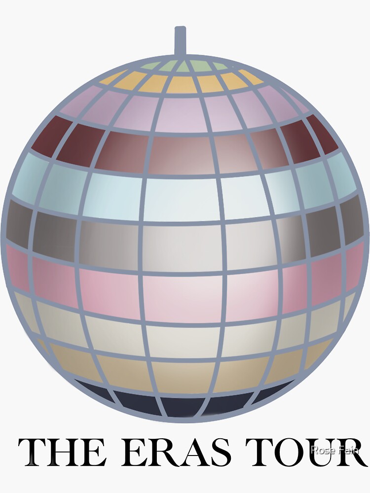 "Eras Tour Disco Ball" Sticker for Sale by rguza Redbubble