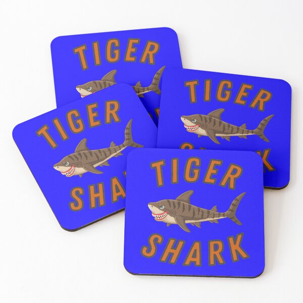 Artikelvorschau, Tigerhai Orange & Blau entworfen und verkauft von MojaveTradePost.