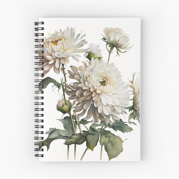 Item preview, Watercolor Chrysanthemum  designed and sold by Yeamie-Boutique.