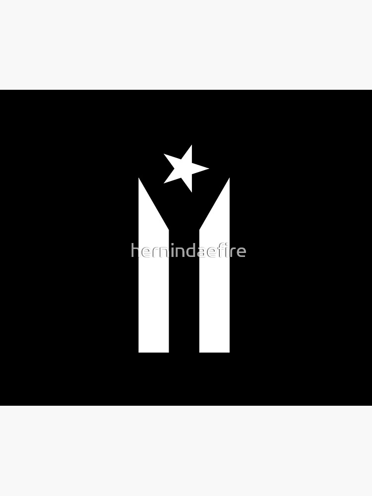 Puerto Rico Flag Black And White Duvet Cover By Hernindaefire Redbubble