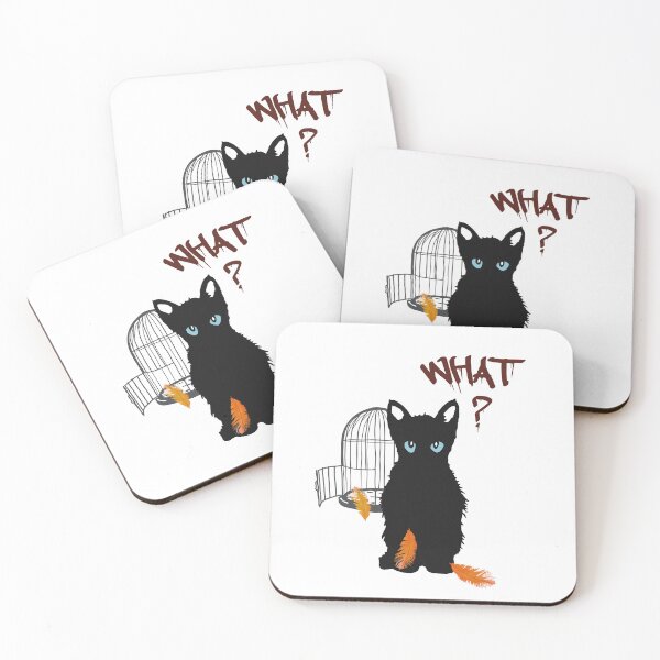 Item preview, Cute little black kitten designed and sold by gardentree.