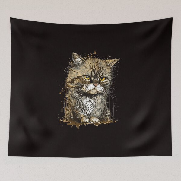 Item preview, Funny Cat,Stressed Cat,Cute Cat designed and sold by onemood.