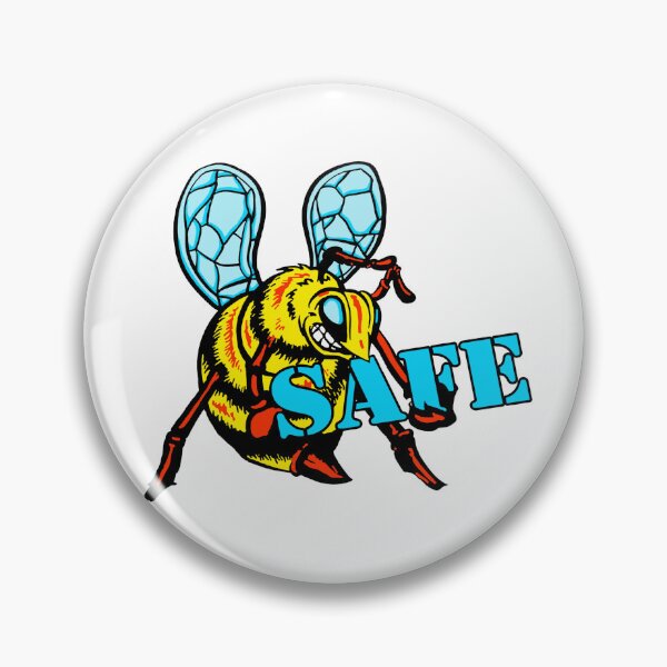 Item preview, Bee Safe;  designed and sold by StickerApe.