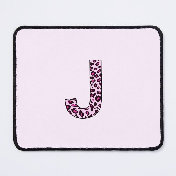 Item preview, Pink Leopard Monogram Letter J - Personal Name Initial Customized Custom Jay designed and sold by inspirationzgal.