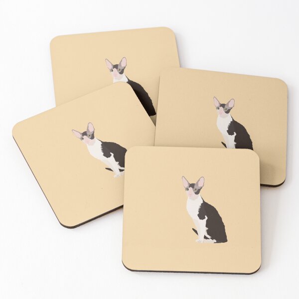 Artikelvorschau, Cornish Rex-Katze-Illustration entworfen und verkauft von Alo.