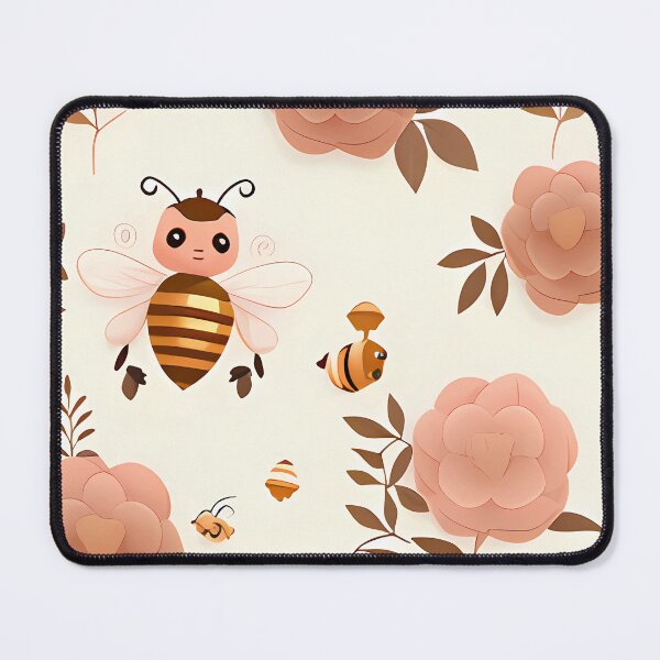 Item preview, Cute Pattern With Bee And Flowers designed and sold by SMILE88.