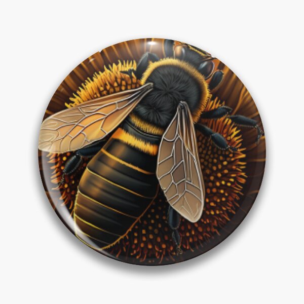 Item preview, Cool Bee on a Sunflower Design  designed and sold by Latmassology.