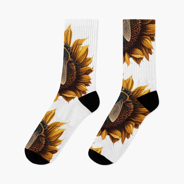 Item preview, Cool Bee on a Sunflower Design  designed and sold by Latmassology.