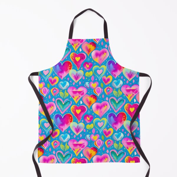 Item preview, Colorful hearts pattern designed and sold by birdiesartshop.