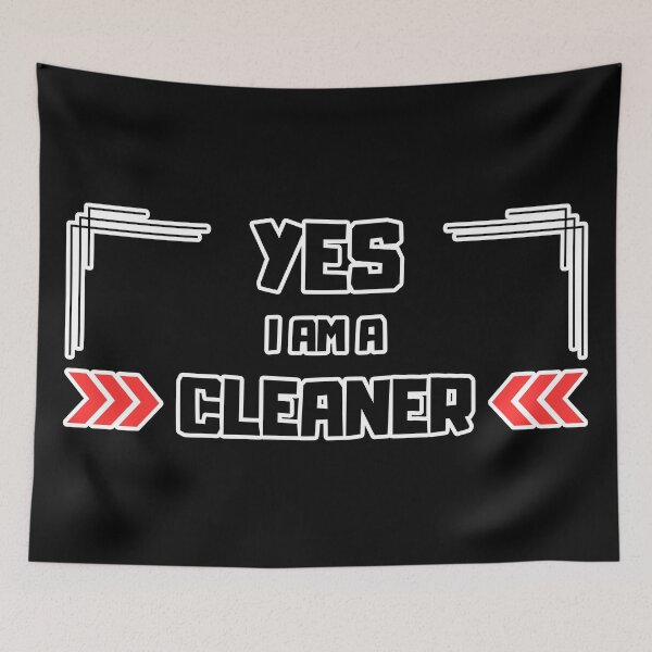 Item preview, Yes I Am a Cleaner designed and sold by yangs-wear.