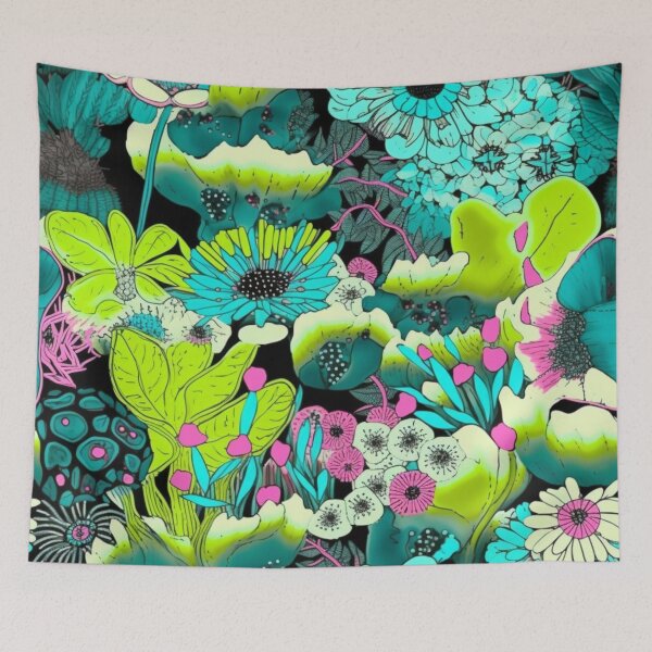 Item preview, Spring Time Floral Tile designed and sold by artfullyprompt.