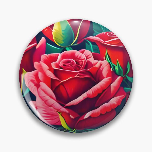 Item preview, Vibrant Beautiful Red Roses Pattern designed and sold by birdiesartshop.