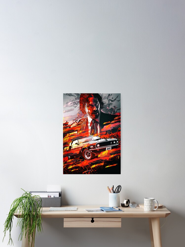 Thumbnail 2 von 3, Poster, John Car Wick Parabellum designt und verkauft von SyanArt.