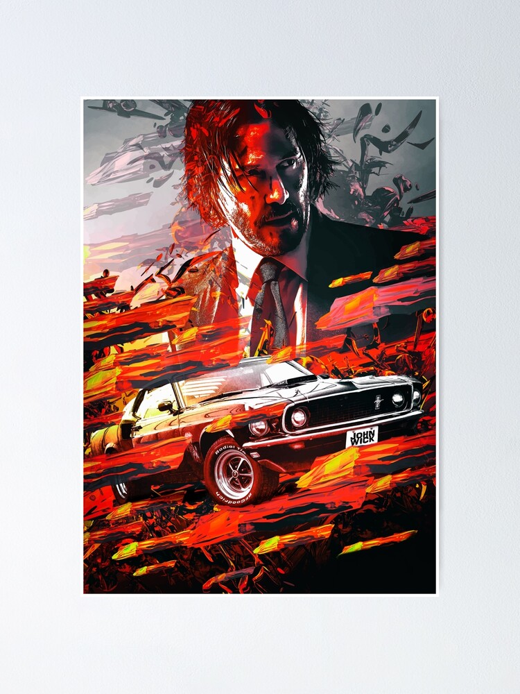 Thumbnail 1 von 3, Poster, John Car Wick Parabellum designt und verkauft von SyanArt.