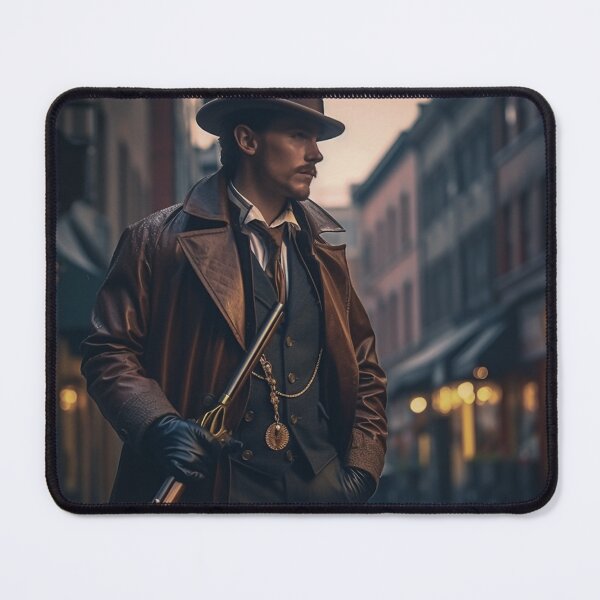 Item preview, Enter a World of Intrigue with our Steampunk Detective Hero Shot designed and sold by CreationP.
