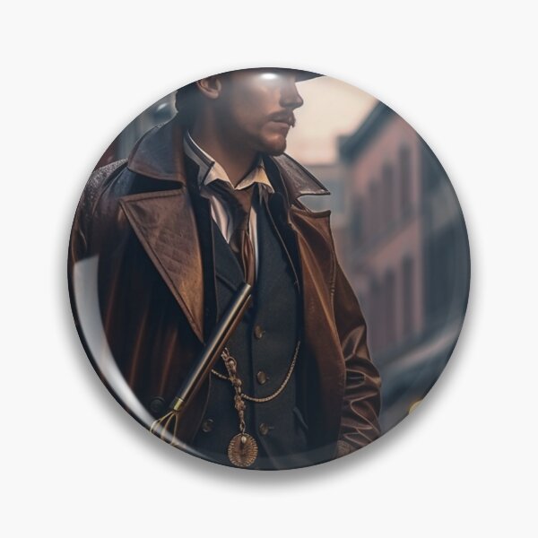 Item preview, Enter a World of Intrigue with our Steampunk Detective Hero Shot designed and sold by CreationP.
