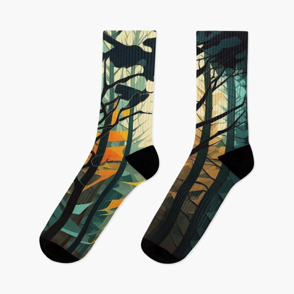 Item preview, arte abstracto del bosque designed and sold by shokA Design.
