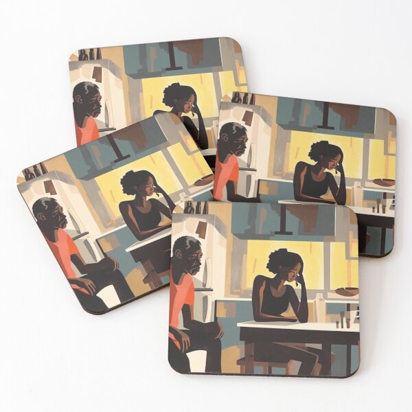 Item preview, A Black Couple in Hopeless Times designed and sold by dcwildfinds.