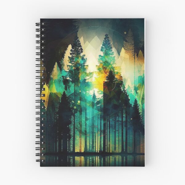 Item preview, forest abstract art designed and sold by shokA Design.