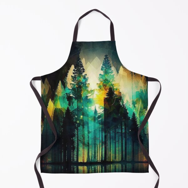 Item preview, forest abstract art designed and sold by shokA Design.