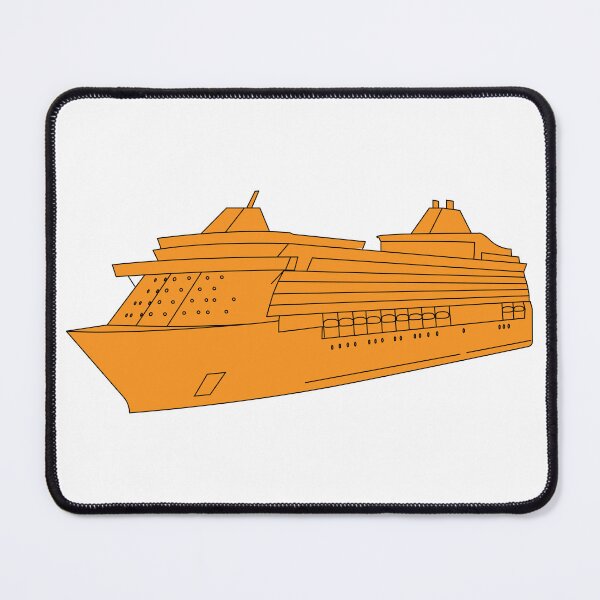 Item preview, Colored cruise ship designed and sold by HungarianSailor.