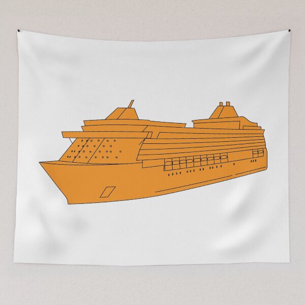 Item preview, Colored cruise ship designed and sold by HungarianSailor.