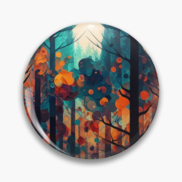 Item preview, forest abstract art designed and sold by shokA Design.