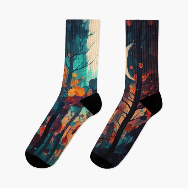 Item preview, forest abstract art designed and sold by shokA Design.