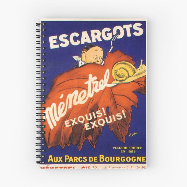 Aperçu de l'œuvre Affiche ancienne - Escargots créée et vendue par mosfunky.