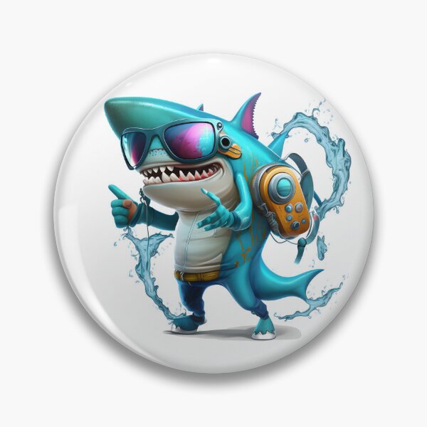 Artikelvorschau, Smart Shark mit Sonnenbrille entworfen und verkauft von Fivefix-Store.