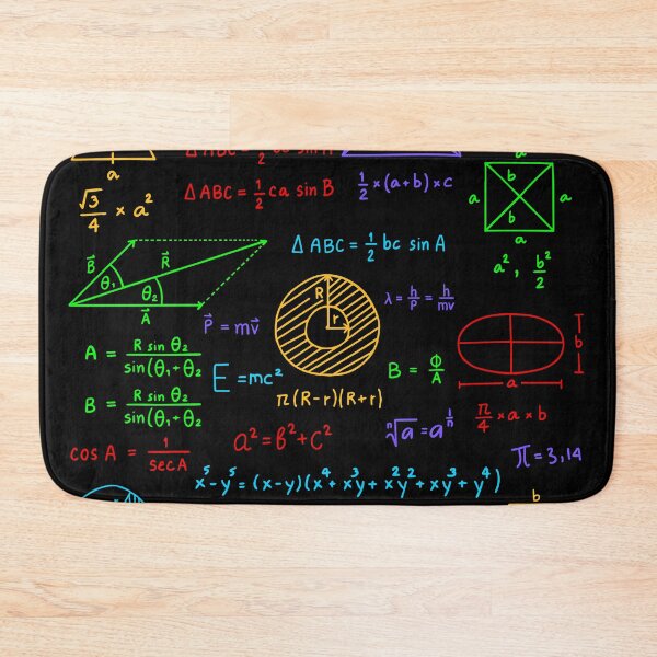 Item preview, Handwritten Geometric Formulas | Algebra Formulas Collage designed and sold by EngineersArt.