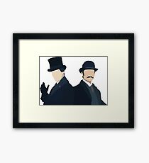 Sherlock Holmes and John Watson Framed Print
