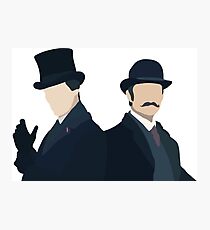 Sherlock Holmes and John Watson Photographic Print