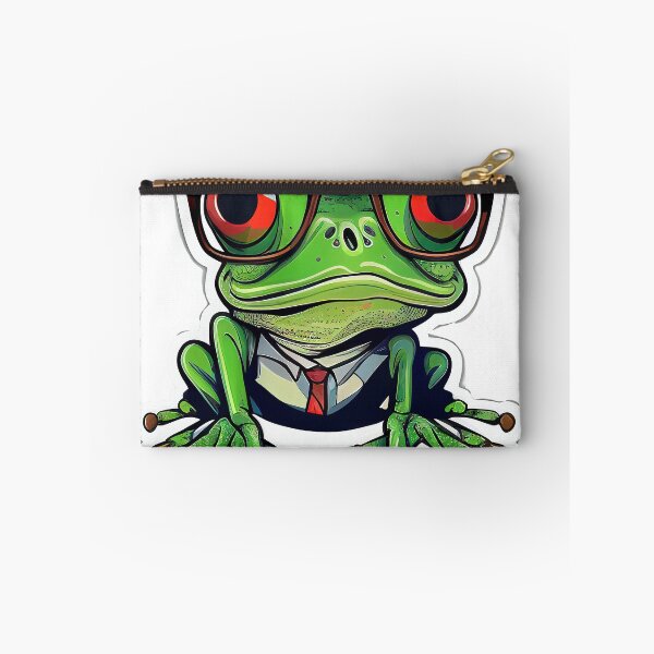 Item preview, Baby New School Style Green Frog designed and sold by BrinaandPops.